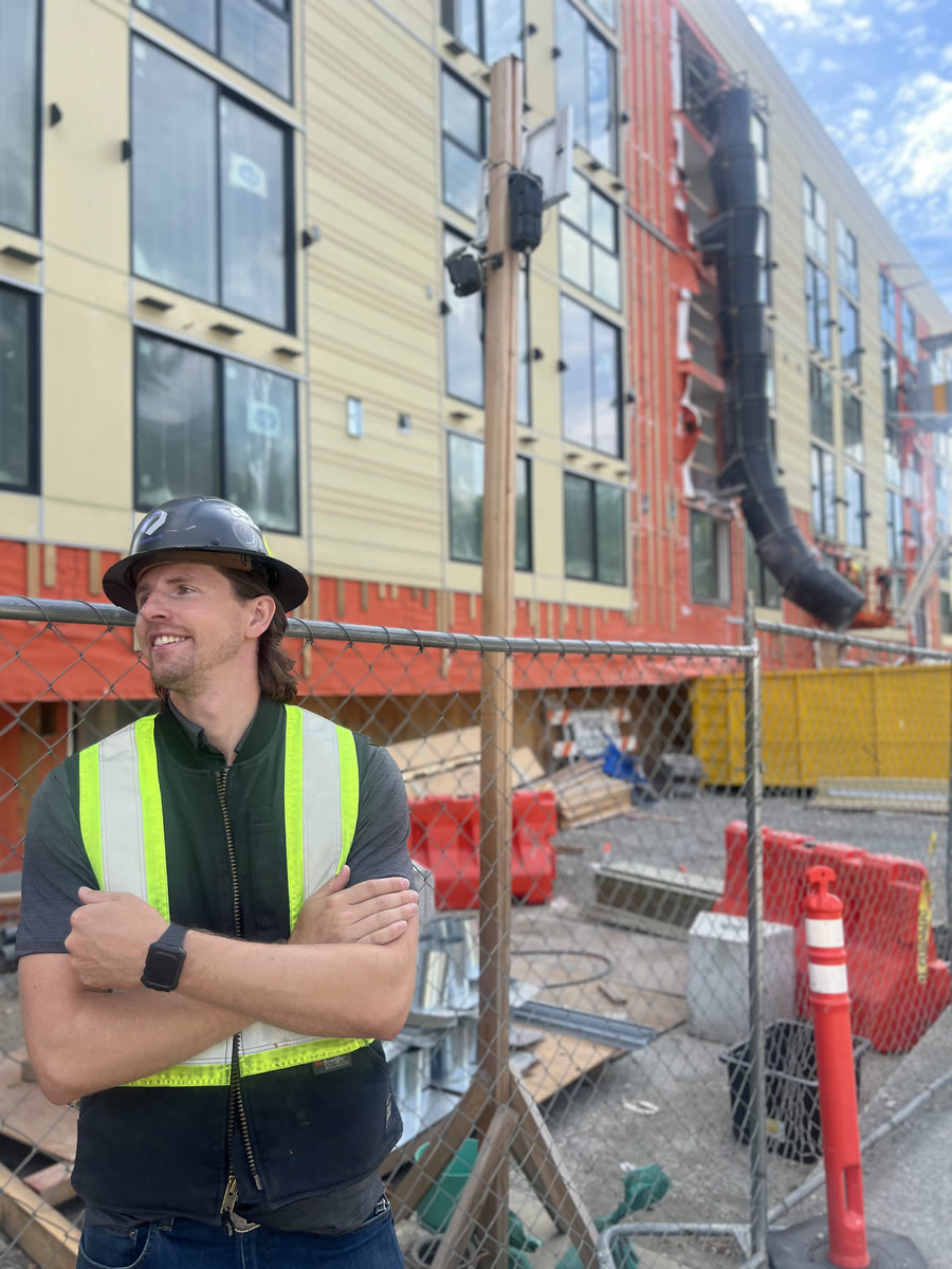 James Bauermeister on site