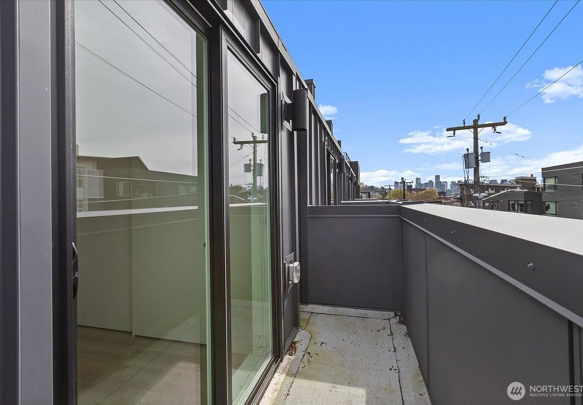 Private roof deck
