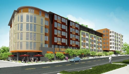 Link Apartments construction