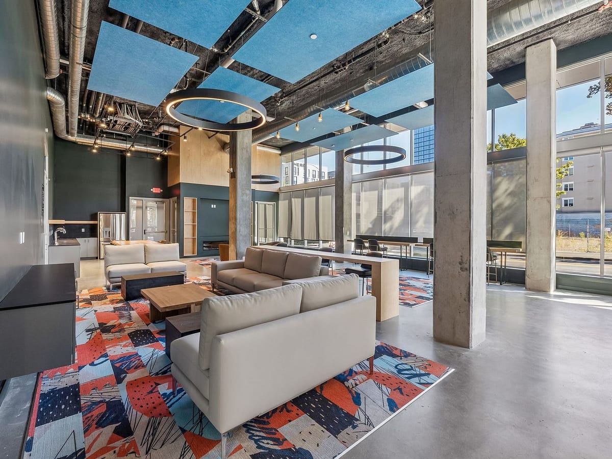 Lounge seating area