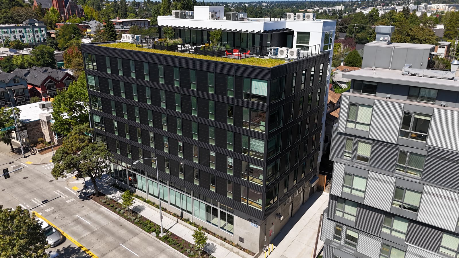 The building from the air